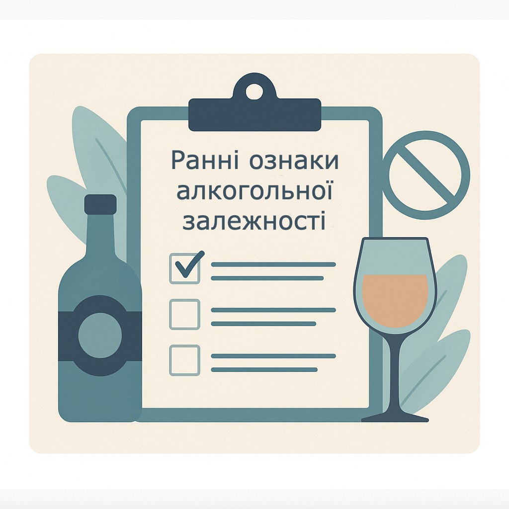 Ранні ознаки алкогольної залежності